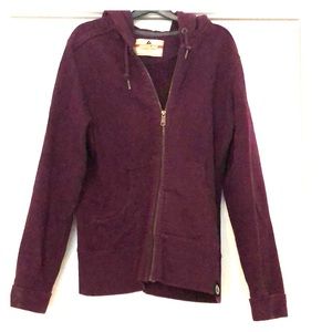 Thick maroon active sweater